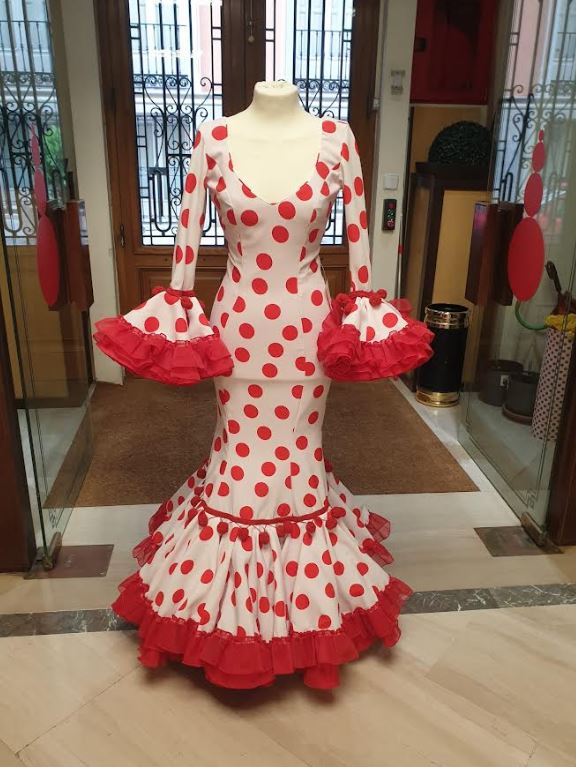 Size 32. Cheap Flamenca Dress Outlet. Mod. Cordobesa